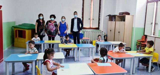 CONCOLINO E LOSTUMBO: “RIENTRO A SCUOLA ANCHE PER I PICCOLI ALLIEVI DELL’AREA DELL’INFANZIA COMUNALE PEPE”