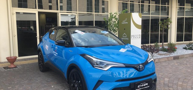 C-HR Toyota Hybrid, ospite d'onore silenziosa in Cittadella (Fotogallery)