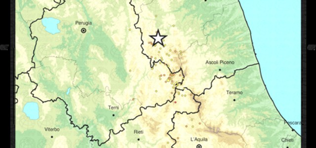 Terremoto di magnitudo 3.0 nelle Marche