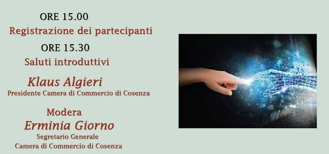 Tavola rotonda organizzata dalla Camera di Commercio di Cosenza
