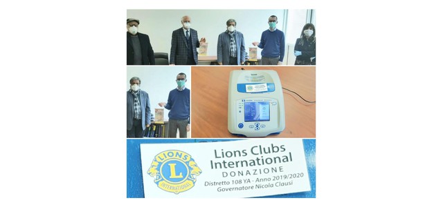 Un ventilatore polmonare al Policlinico di Catanzaro dal Governatore Lions