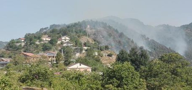 Incendi, canadair al lavoro nel Catanzarese