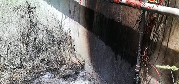 Incendio tubazioni GPL (Foto)