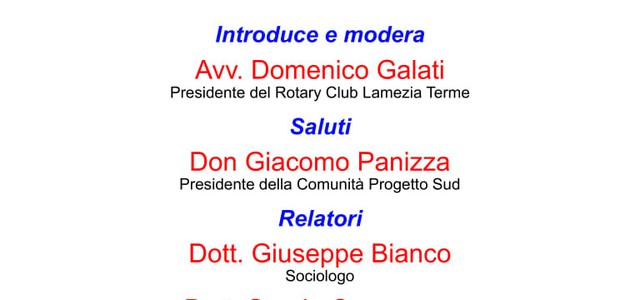 Convegno sulla ludopatia, Rotary e Progetto Sud presentano dati allarmanti