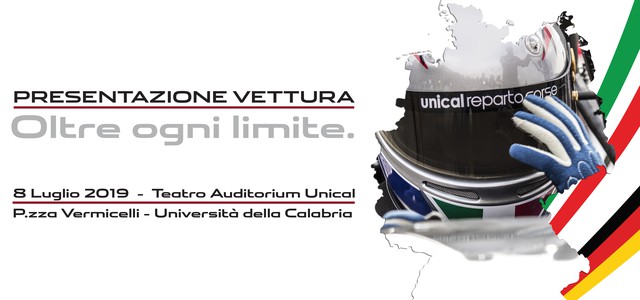 Unica Reparto Corse presenza la sua vettura 2019: oltre ogni limite