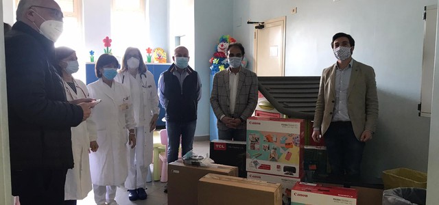 SOLIDARIETA’ , DALLA FAMIGLIA DORIA COMPUTER, TV, GIOCHI E STAMPANTI ALL’EMATOLOGIA DEL CIACCIO.