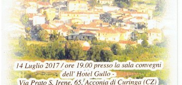 Curinga - "La Duna di Acquania" convegno su " DALLA DIETA MEDITERRANEA AI PRODOTTI LOCALI"