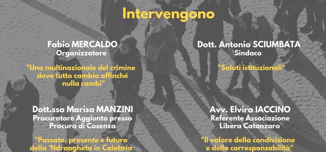 'Ndrangheta 2.0: Una multinazionale del crimine - venerdì convegno a Caraffa