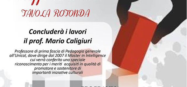Cultura e territorio: convegno con il prof. Mario Caligiuri 
