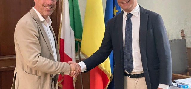 INCONTRO A PALAZZO DE NOBILI TRA IL SINDACO FIORITA E IL DELEGATO PROVINCIALE DEL CONI LATELLA