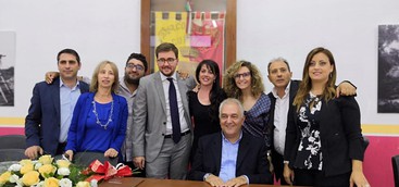 Curinga-Insediamento e giuramento della giunta del dott.Vincenzo Serrao  nella prima seduta di Consi