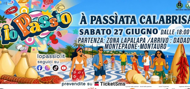 Io Passìo: il 27 giugno la Costa dei Saraceni diventa una “passìata calabrisa” tra mare, gusto e goliardia