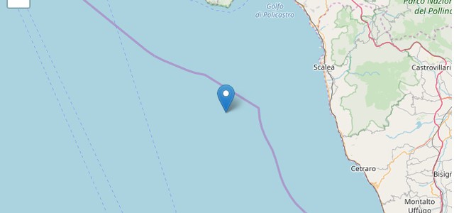 Terremoto al largo delle coste calabresi
