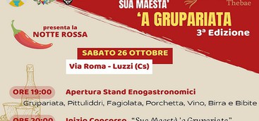 Sua Maestà A Grupariata" a cura della Associazione Culturale Re-Genesis Thebae.