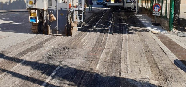 Eseguiti lavori in via Mottola D’Amato