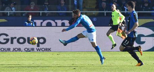 Serie A: Atalanta Napoli 0-1, Mertens torna al gol