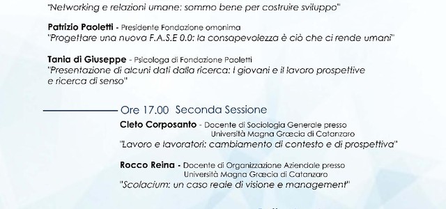 Fondazione Armonie d'Arte e Umg: “I giovani ed il lavoro: prospettive e ricerche di senso” 