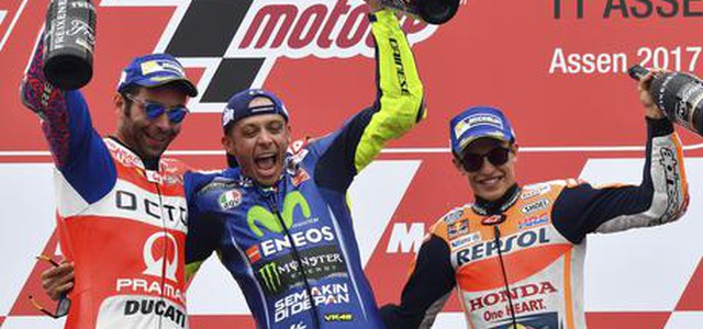 MotoGp: ad Assen vince Valentino Rossi e riapre il campionato