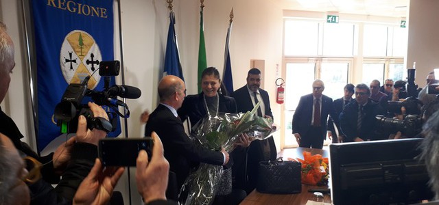 Insediata nella Cittadella Regionale il nuovo presidente Jole Santelli