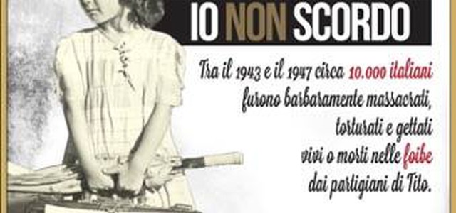 Foibe: Sabato corteo di CasaPound per il giorno del ricordo