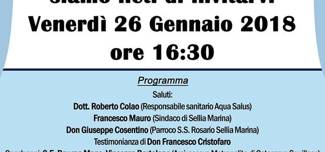 Il Centro di Riabilitazione Aqua Salus di Sellia Marina festeggia i suoi 12 anni di attività