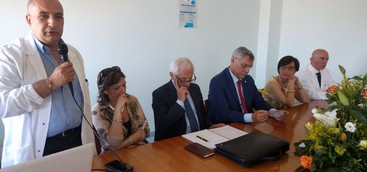 AREA D’ATTESA DI RADIOLOGIA, CONSEGNATI I LAVORI GRATITUDINE ALL’ASSOCIAZIONE “V.FILIPPELLI”