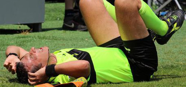 Crotone, incidente fortuito a guardalinee