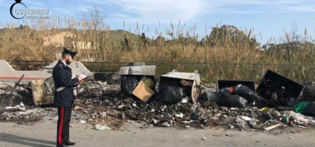 Sorpreso a bruciare rifiuti, denunciato 34enne