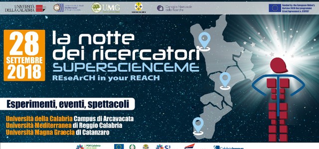 All'Unical la quinta edizione della Notte dei Ricercatori 
