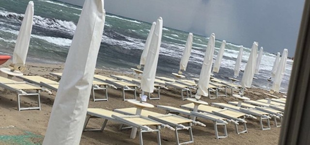 Tromba marina nel Brindisino