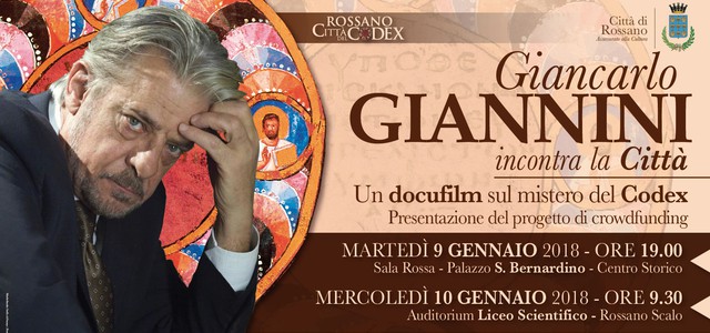 UN DOCUFILM SUL CODEX PURPUREUS GIANCARLO GIANNINI 9-10 A ROSSANO