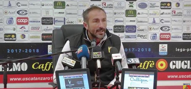 Catanzaro-Monopoli 1-0, Dionigi: "Battuta squadra costruita per vincere il campionato" (VIDEO)