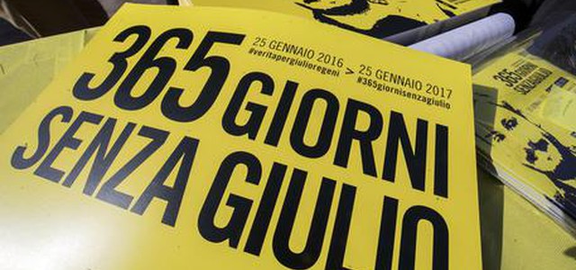 Regeni, messa a un anno dalla morte