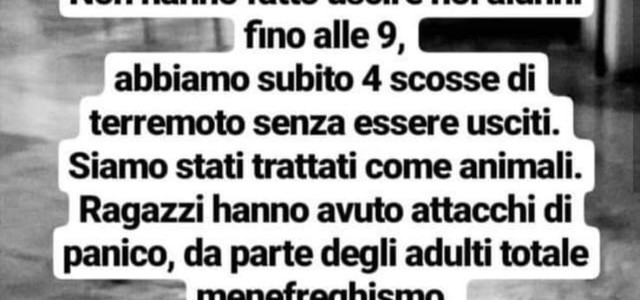 Studenti bloccati in aula con il terremoto - FareperCatanzaro chiede verifiche