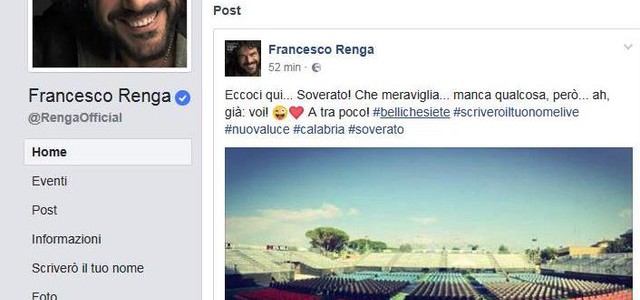 Renga a Soverato in attesa del pubblico: questa sera live alla Summer Arena