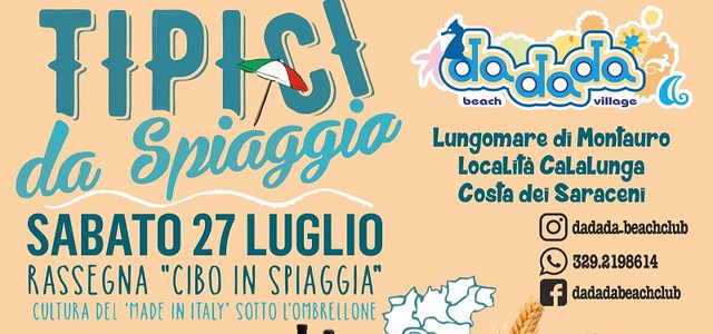 L' evento "Tipici da spiaggia" arriva al Da da da con un vino tutto catanzarese.
