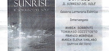 Curinga -   Presentazione del libro di  Maria Elena Varlaro   "SUNRISE"