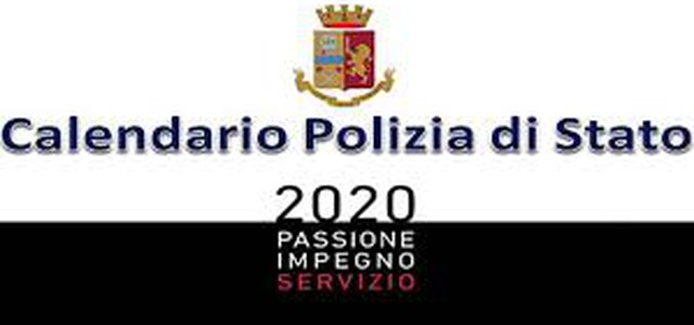 Oggi Presentazione in Questura del calendario della Polizia di Stato 2020.