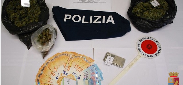 Individuato market della marijuana - arrestato pregiudicato