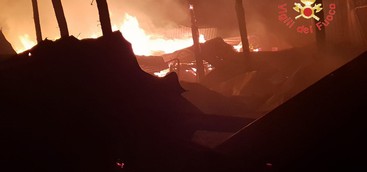 Incendio distrugge capannone nel Catanzarese, morti animali