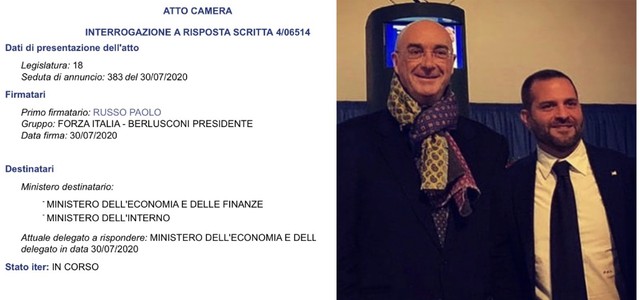 SANTACROCE (FI):" FORZA ITALIA INTERROGA IL GOVERNO IN FAVORE DEI COMUNI PRESILANI"