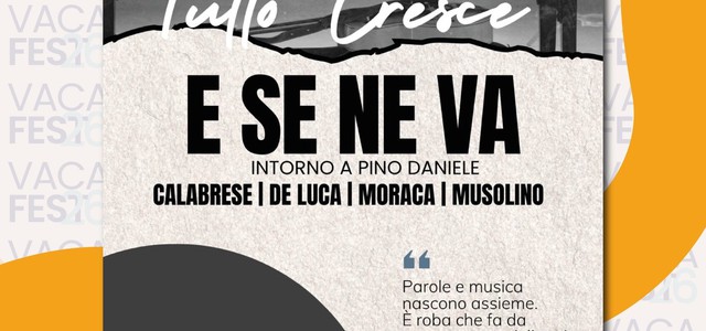 Omaggio a Pino Daniele al Teatro Grandinetti di Lamezia Terme