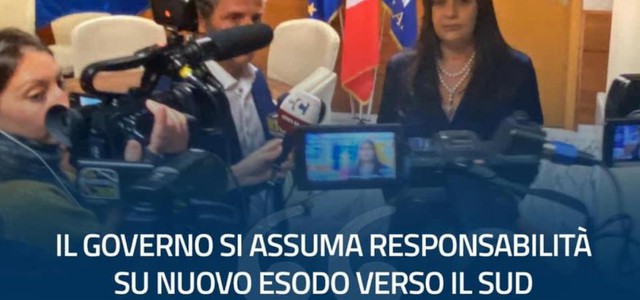 Santelli: "Il Governo si assuma le responsabilità di un nuovo esodo verso sud"