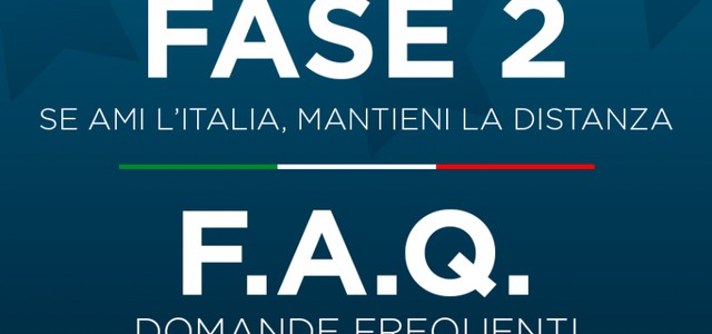 Fase 2, ecco le nuove Faq del governo