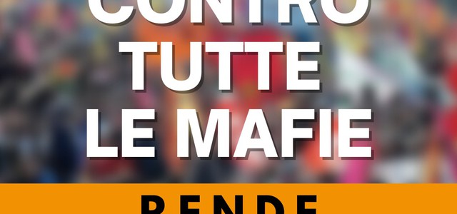 INSIEME CONTRO TUTTE LE MAFIE: AVS scende in piazza a Rende per manifestare