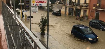 Maltempo, nubifragi sulla Calabria ionica