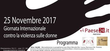 “CASTROVILLARI IL 25 NOVEMBRE CONTRO LA VIOLENZA SULLE DONNE”  
