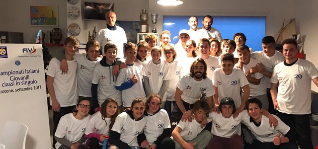 Vela: da Salò, Cagliari, Porto Cesareo e Taranto per allenarsi a Crotone