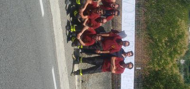 Usb, ancora una volta protestano i Vigili del Fuoco precari della Calabria (VIDEO)