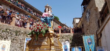 Oliverio a Polsi alla festa della Madonna della Montagna